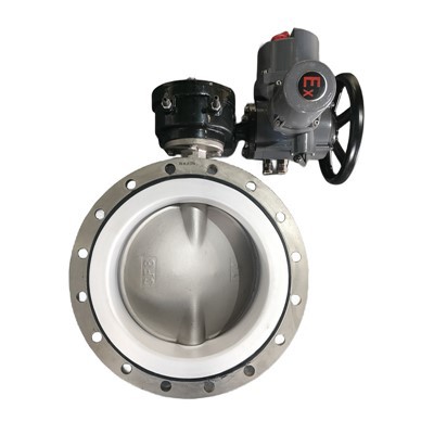 Ptfe sedlový motýľový ventil